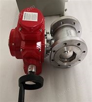 QB971F電動(dòng)防爆對(duì)夾球閥-防爆球閥帶控制柜