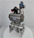 Q641F-16P不锈钢高平台气动球阀-配ASCO电磁阀